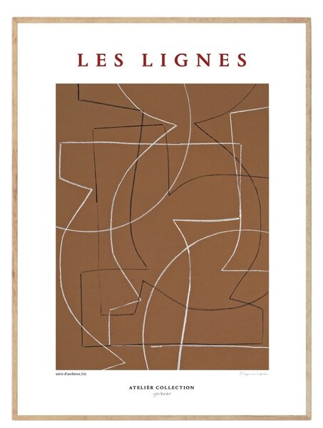 The Poster Club Autorský plakát Les Lignes by Berit Mogensen Lopez - 50 x 70 cm TPC131