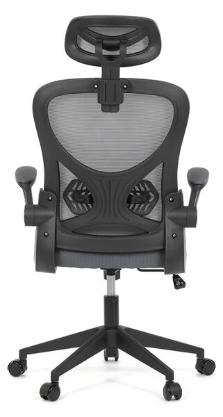 Ergonomická kancelářská židle ALEXANDRE - šedá síťovina