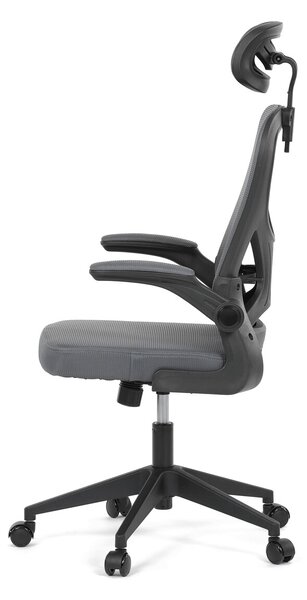 Ergonomická kancelářská židle ALEXANDRE - šedá síťovina