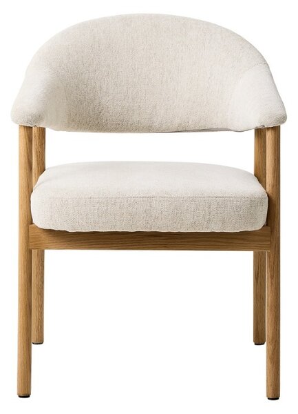 Designová jídelní židle Jacqueline přírodní dub