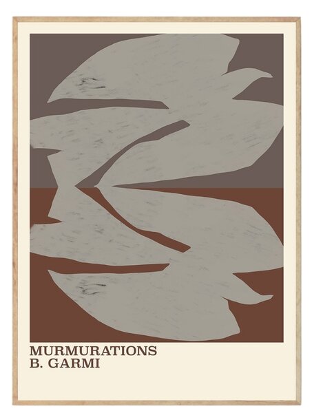 The Poster Club Autorský plakát Murmurations Brown by By Garmi - 50 x 70 cm TPC130
