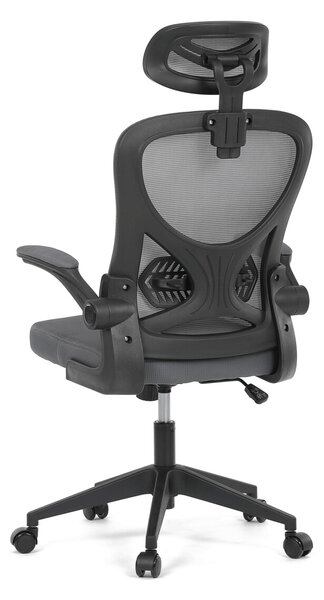 Ergonomická kancelářská židle ALEXANDRE - šedá síťovina