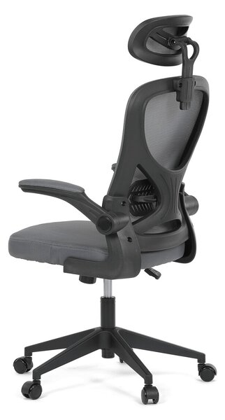 Ergonomická kancelářská židle ALEXANDRE - šedá síťovina