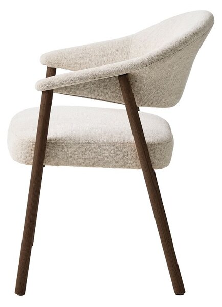 Designová jídelní židle Jacqueline kouřový dub