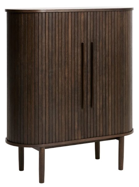 Designová skříňka Palomino 118 cm tmavě hnědý dub