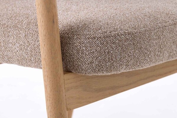 Designová jídelní židle Jacqueline bílý dub - skladem