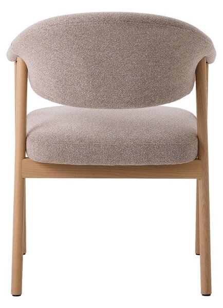 Designová jídelní židle Jacqueline bílý dub - skladem