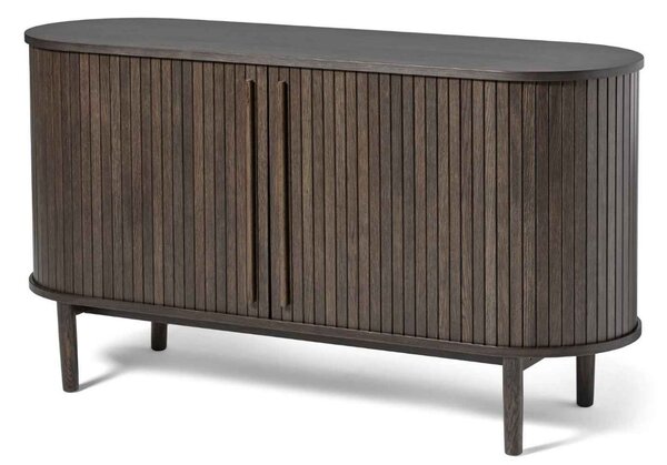 Designová komoda Palomino 140 cm tmavě hnědý dub