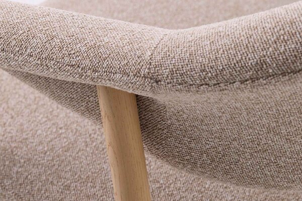 Designová jídelní židle Jacqueline bílý dub - skladem