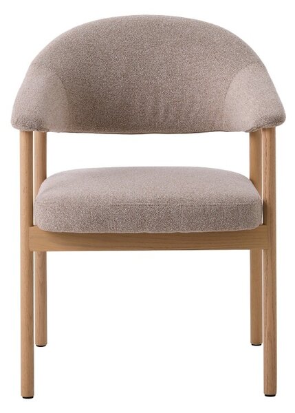 Designová jídelní židle Jacqueline bílý dub - skladem