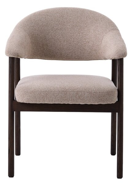Designová jídelní židle Jacqueline tmavě hnědý dub