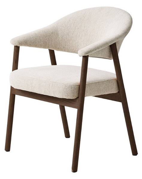 Designová jídelní židle Jacqueline kouřový dub