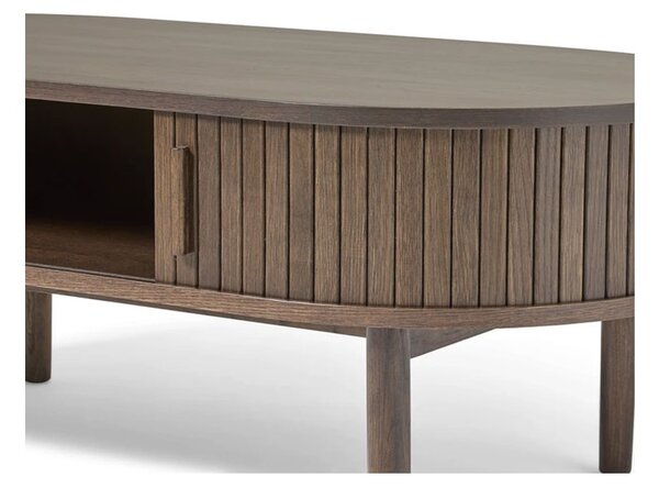 Designový konferenční stolek Palomino 120 cm tmavě hnědý dub