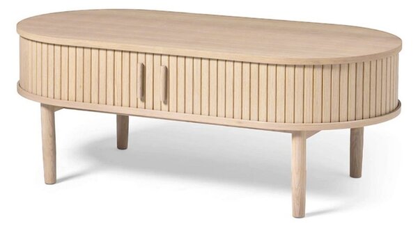 Designový konferenční stolek Palomino 120 cm bílý dub