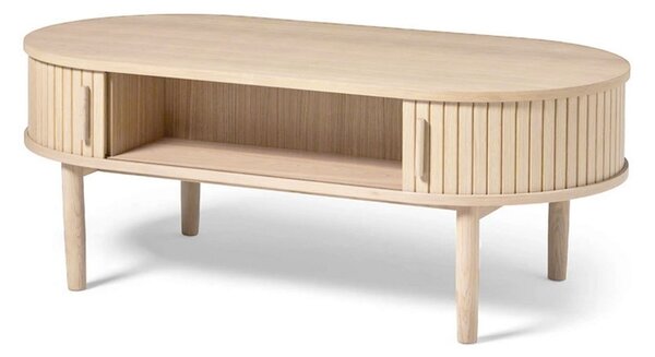 Designový konferenční stolek Palomino 120 cm bílý dub