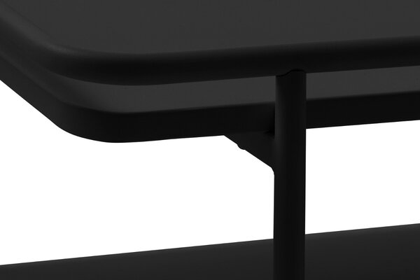Designový konferenční stolek Harinder 110 cm černý