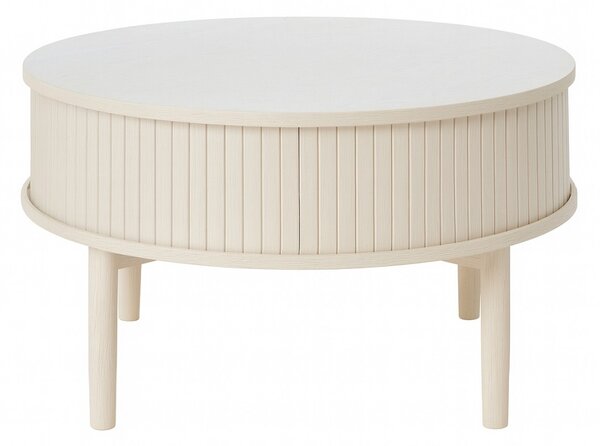 Designový konferenční stolek Palomino 85 cm bílý dub
