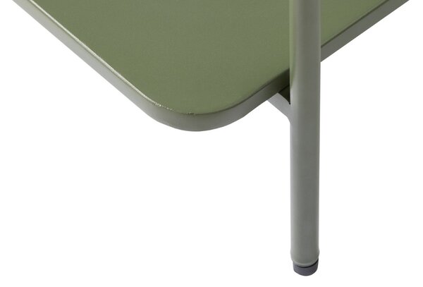 Designový odkládací stolek Harinder 45 cm olivovo-zelený