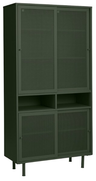 Designová skříňka Taiyanna 180 cm olivovo-zelená