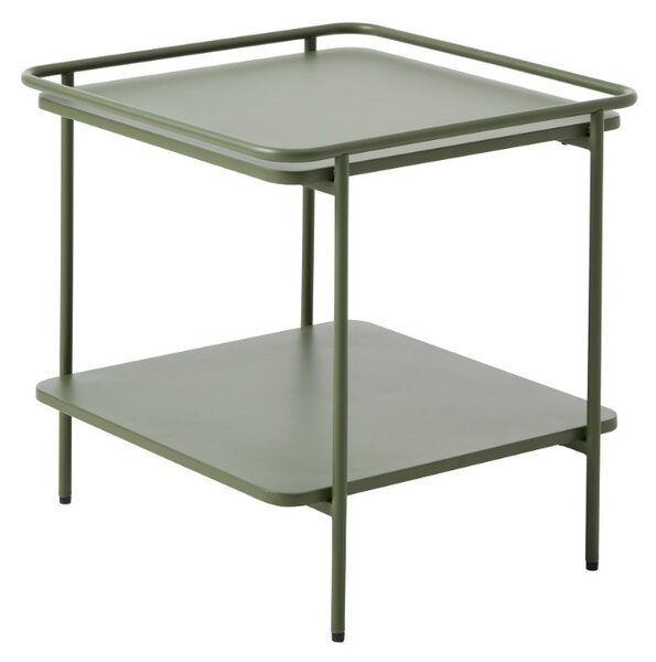 Designový odkládací stolek Harinder 45 cm olivovo-zelený