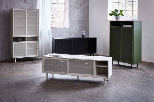 Designová skříňka Taiyanna 140 cm černá