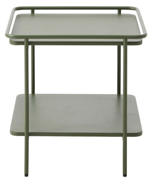 Designový odkládací stolek Harinder 45 cm olivovo-zelený