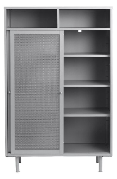 Designová skříňka Taiyanna 140 cm šedá