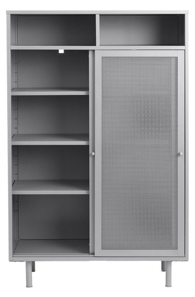 Designová skříňka Taiyanna 140 cm šedá