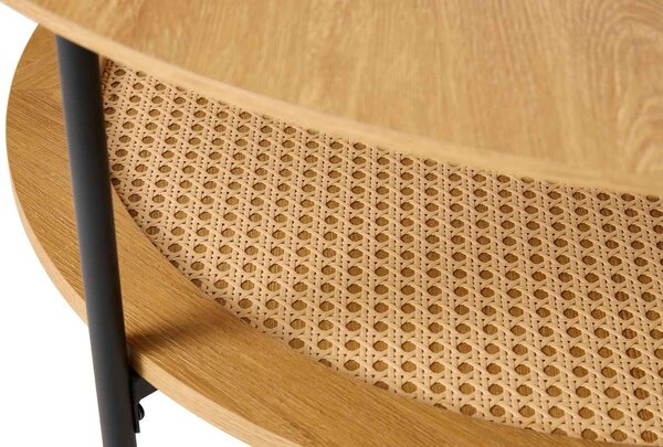 Designový konferenční stolek Lakshmana 80 cm přírodní dub