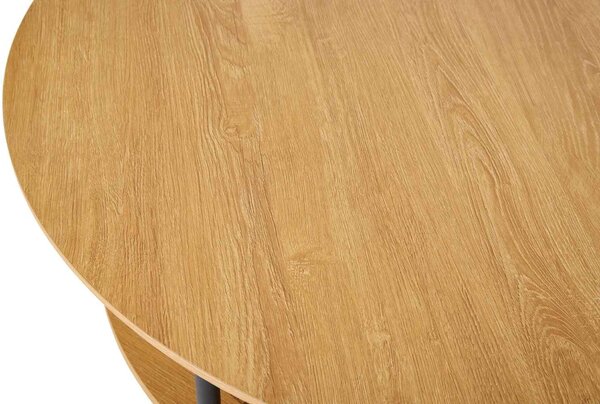 Designový konferenční stolek Lakshmana 80 cm přírodní dub