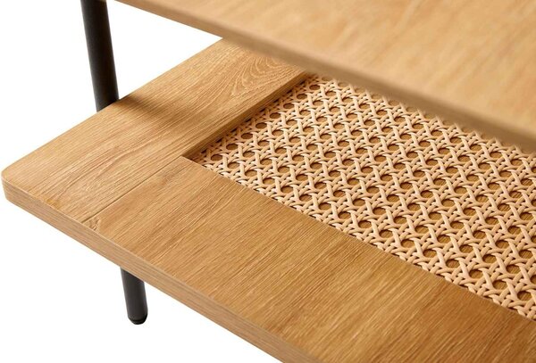 Designový konferenční stolek Lakshmana 110 cm přírodní dub