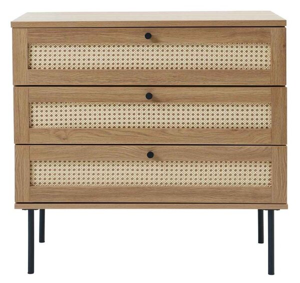 Designová komoda Lakshmana 80 cm přírodní dub