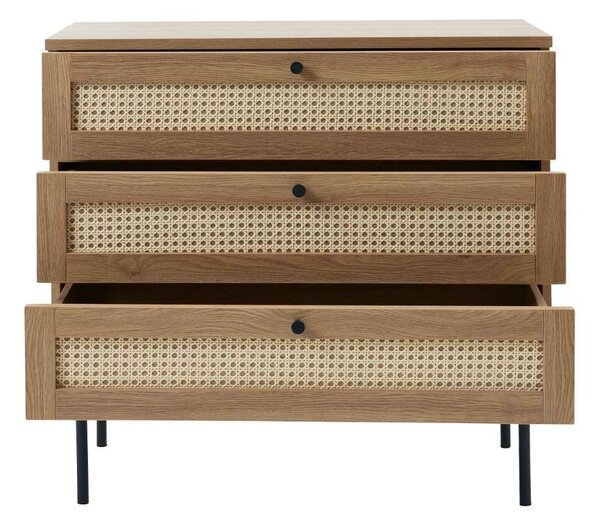 Designová komoda Lakshmana 80 cm přírodní dub