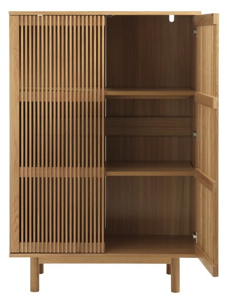 Designová skříňka Calloway 140 cm přírodní dub