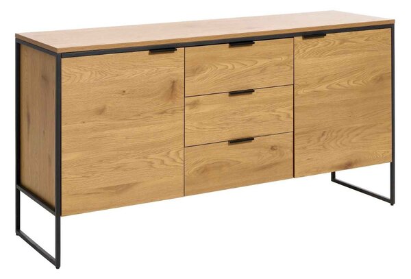 Designová komoda Valenzuela 155 cm vzor dub