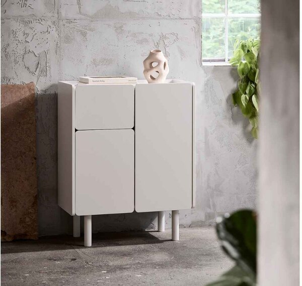 Designová skříňka Feliciana 100 cm bílá