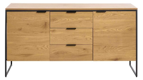 Designová komoda Valenzuela 155 cm vzor dub