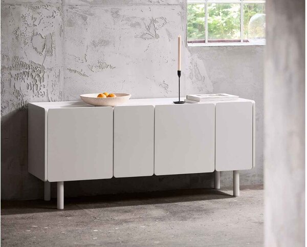Designová komoda Feliciana 160 cm bílá
