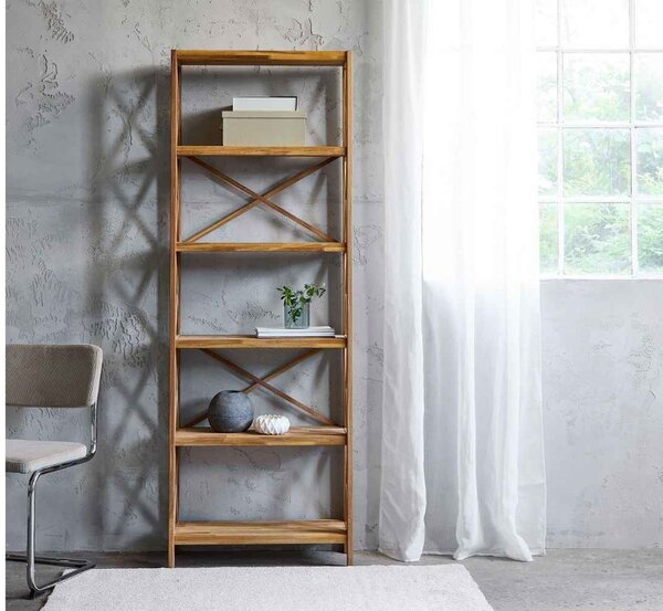 Designový regál Walworth 198 cm přírodní dub