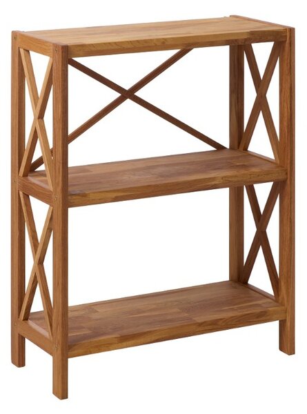 Designový regál Walworth 87 cm přírodní dub