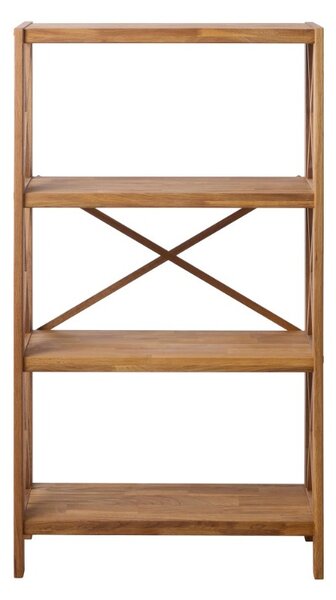 Designový regál Walworth 124 cm přírodní dub