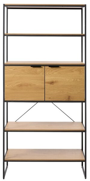 Designový regál Valenzuela 190 cm vzor dub