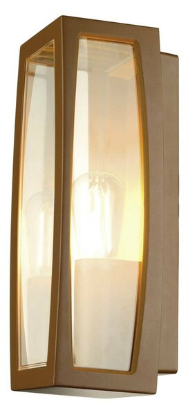 BIG WHITE SLV MERIDIAN BOX 2, venkovní nástěnné svítidlo, TC-(D,H,T,Q)SE, rezavé, max. 25 W, průhledný plast 230657