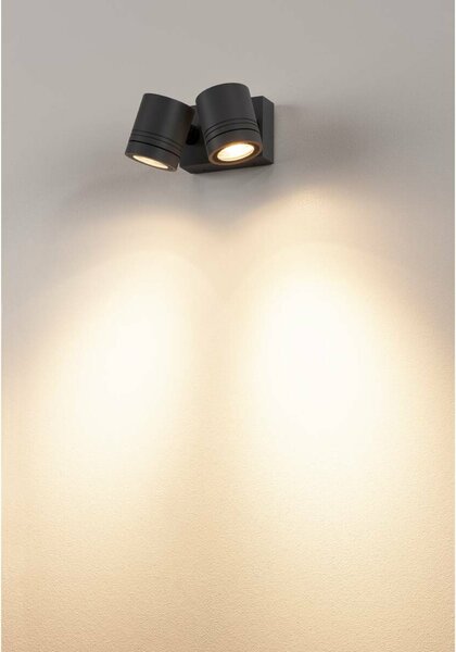 BIG WHITE SLV MYRA WALL, venkovní nástěnné a stropní svítidlo, dvě žárovky, QPAR51, IP55, antracit, max.100 W 233095