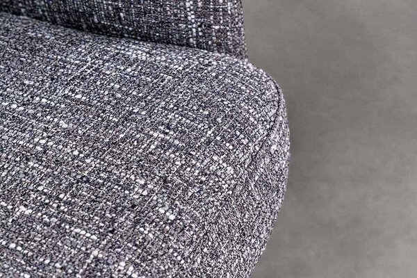 Designová otočná židle Maddison šedá / dub