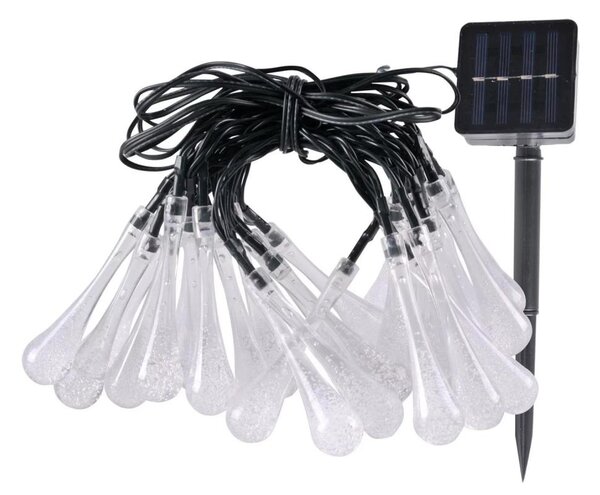 LED Solární řetěz ICE 30xLED/1,2V 300 mAh IP44