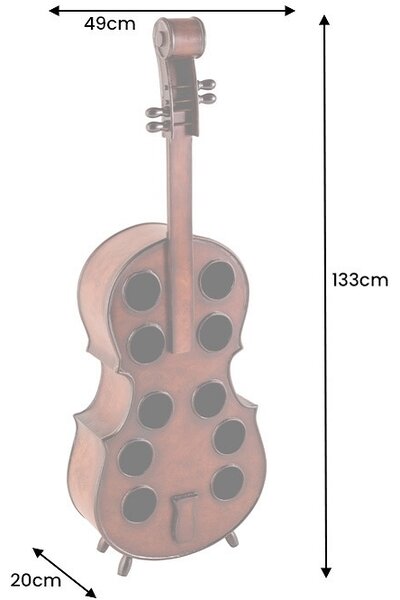 Designový regál na víno Fayola 133 cm jedle