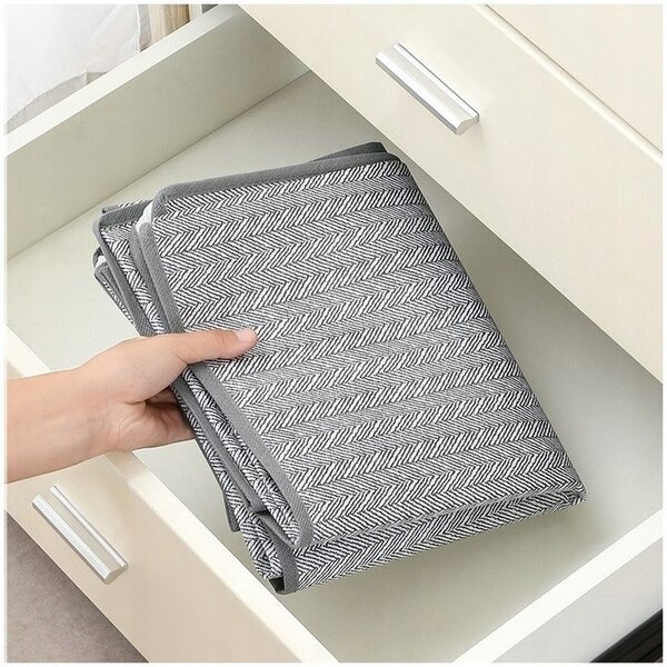 Organizér do skříně SENCA M 52x33x20 cm šedý