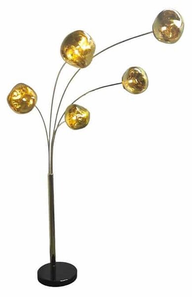 Designová stojanová lampa Hanzila 200 cm zlatá