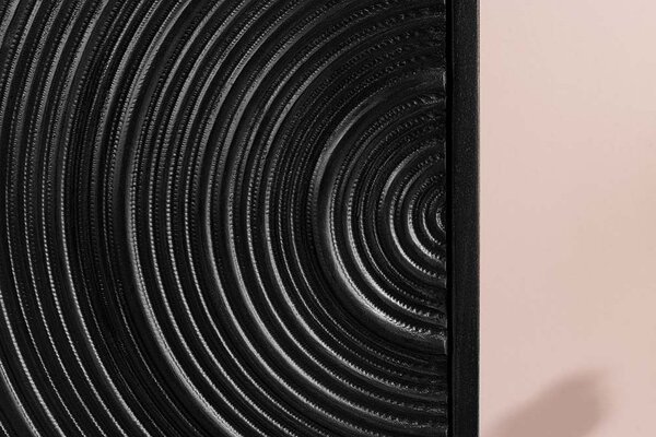 Designová vysoká komoda Waseemah 120 cm černé mango